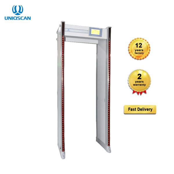 7" LCD Monitor 33 Zones 15W Door Frame Metal Detector