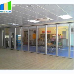 Ebunge Tempered Glass Foldable Divider Sliding Glass Partitions