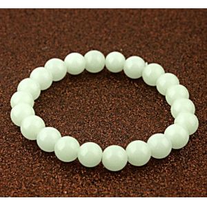 Ladies Luminescent Stone Bracelet With Natural Night Pearl Beads
