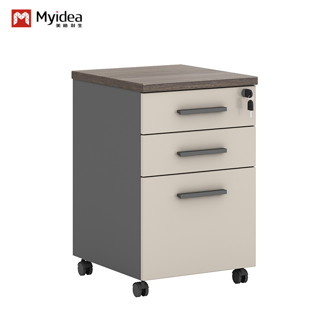 Quality Flexible And Silent Mobile Board Activity Cabinet For Office Document And Data Storage, Low Cabinet With Lock, Staff Desk Side Office Cabinet for sale