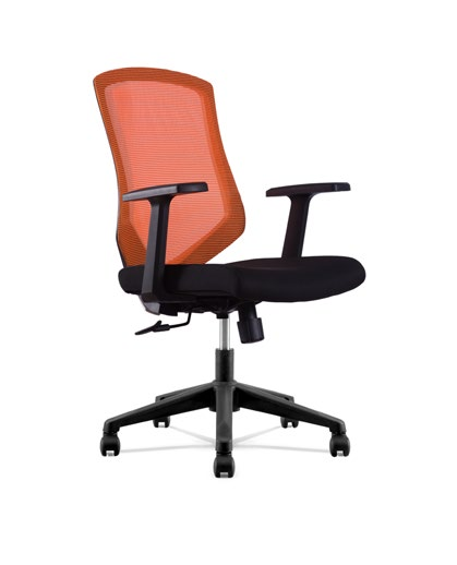 Nylon Headrest Stationary Office Chair Adjustable Height 200-250kg Load