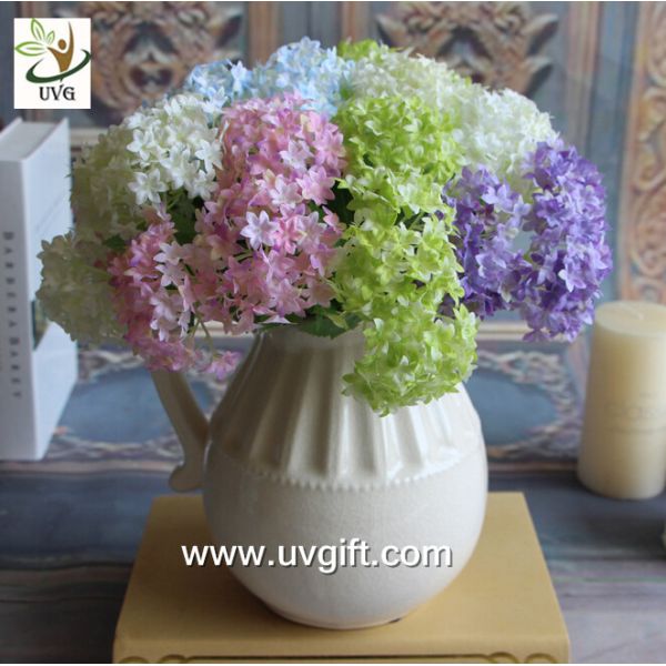 UVG FHY63 making hydrangea flowers artificial for wedding decorating and partying