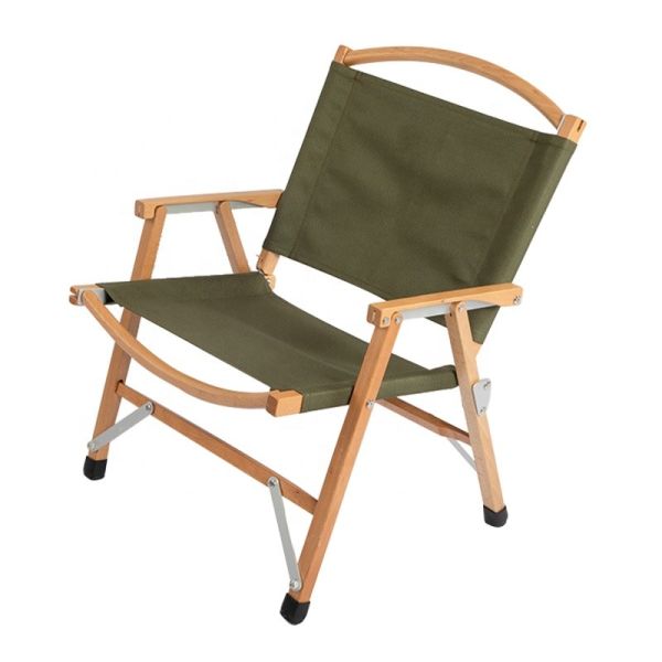 Buy 400 Lbs Portable Folding Camping Chair with Beech Frame at wholesale prices