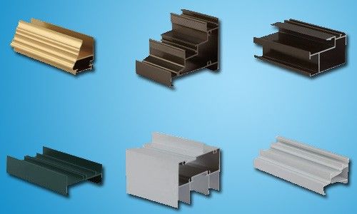 Door And Window Aluminium Profile , Color Anodized Corrosion Resistance