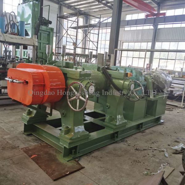 Buy Two Roll Rubber Grinder Waste Tire Cracker Mill Rubber Crusher at wholesale prices