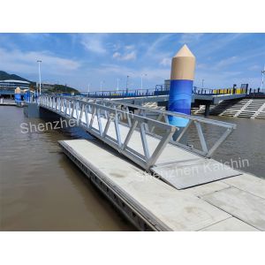 Ramp Bridge Marine Aluminum Gangways WPC Decking Residential Floating Dock
