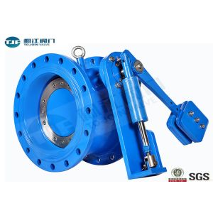 Flanged Butterfly Valve With Counter - Weight Hydraulic Control Check PN10 /