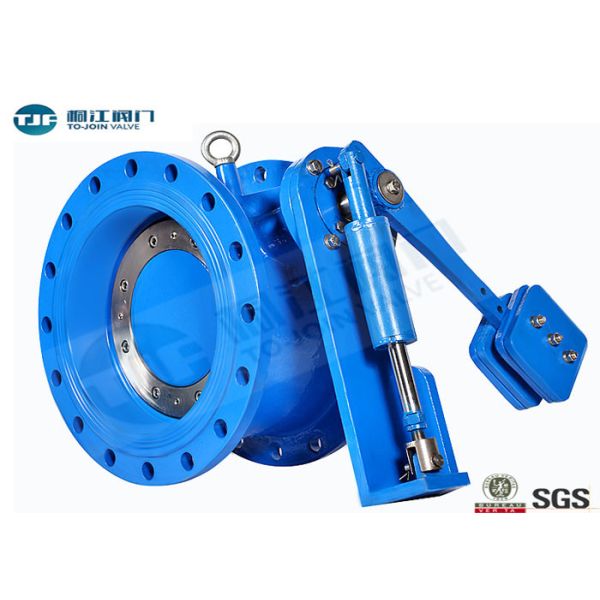 Flanged Butterfly Valve With Counter - Weight Hydraulic Control Check PN10 /