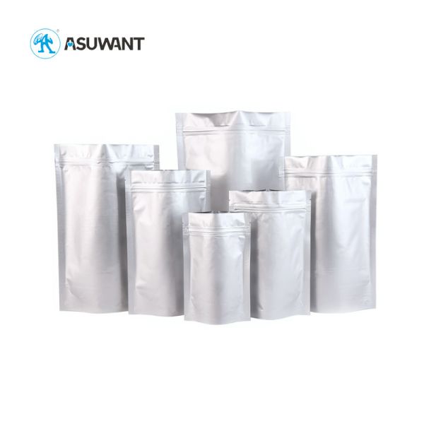 Resealable Aluminum Foil Zipper Bag Matte Small Sachet Colored CMYK Printing