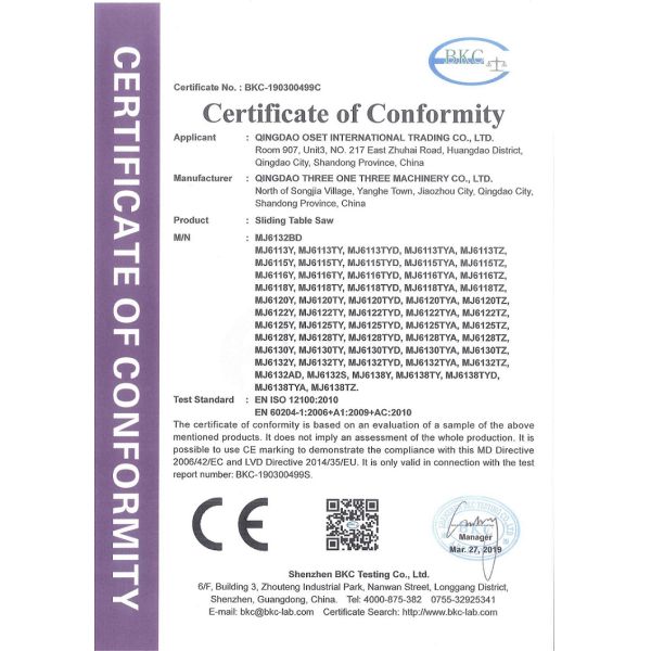 Electric Sliding Table Panel Saw OSETMAC 3200mm Circular Saw Precision Woodworking