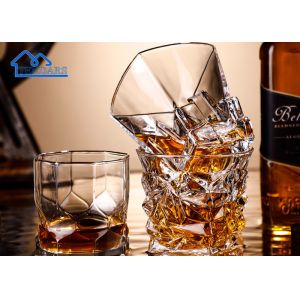 Customized Lead Free Crystal Liquor Glasses Clear For Drinking Creative Whiskey