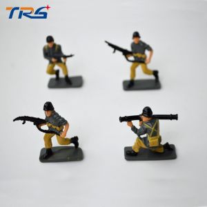 1:50 scale model painted soldier painted figure 4.2cm for architectural train