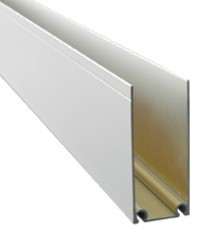 7000mm length Aluminum Door Profile Anodized / Ral9010 / Ral9011