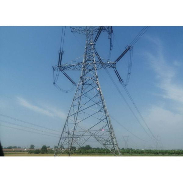 Buy 220KV ASTM A572 Angular Powerline Electricity Pylons at wholesale prices