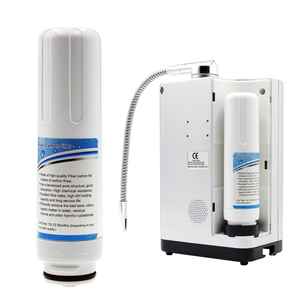EHM-729 Countertop Water Filter,5 Plates Mineral PH Alkaline Water Filter,Easy Install Faucet Water Filter