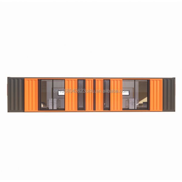 40FT Container Apartment Modular Finished Wooden Houses Customized Color Independent Student Apartment Prefabricated House