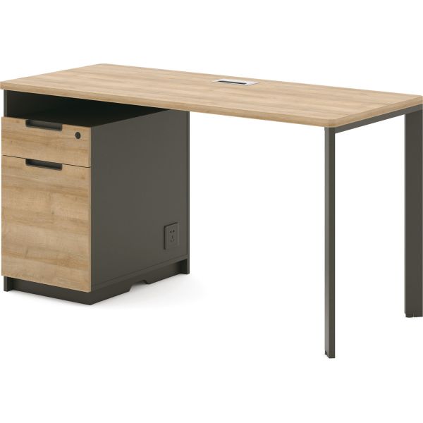 Buy 1.2M / 1.4M Wooden Melamine Office Furniture Computer Table SGS Home Office Desks at wholesale prices