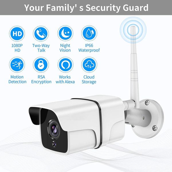 Wireless Cctv Camera 2.0MP Indoor Outdoor