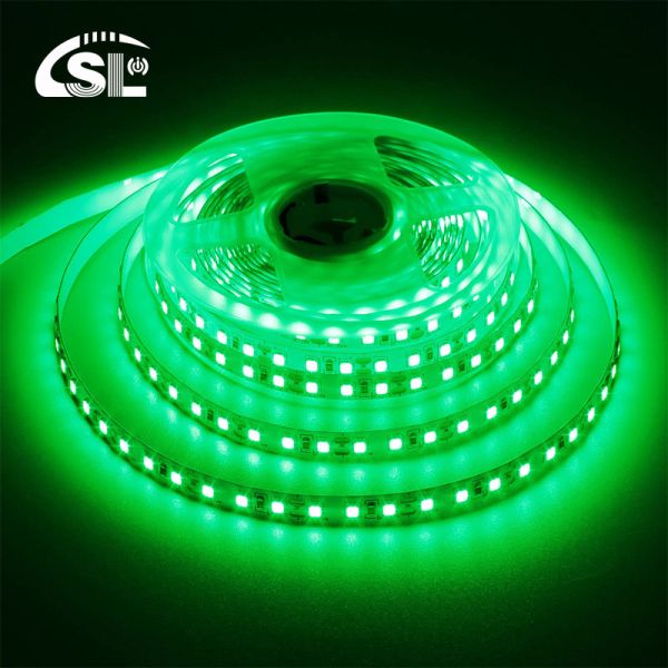 IP20 Rating High Brightness Customized 5V 120LEDs Green One Light One Cut Electroplate SMD2835 LED Strip Light