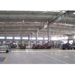 Q345b Grade Pre Manufactured Steel Buildings Light Weight Easy To Build