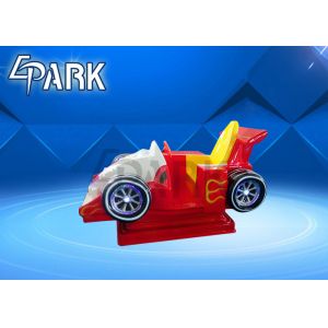 Coin Operated F1 Racing Game Machine / Kids Swing Car MP3 Amusement Park Rides