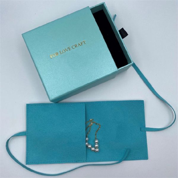 PMS C2S 128gsm Luxury Earring Gift Box , Pull Out Drawer 12x12 Square Gift Box