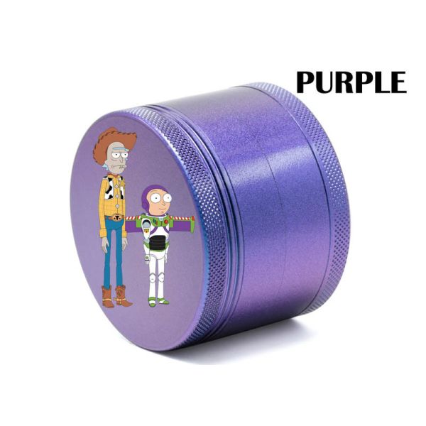 Aluminum Alloy 4 Layer Herb Grinder , 63mm Do Dry Week Marijuana Grass Grinder