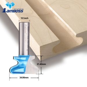 Quality Lamboss End Mill Router Bit For Wood Dovetail Router Bit A Double Finger Bit for sale