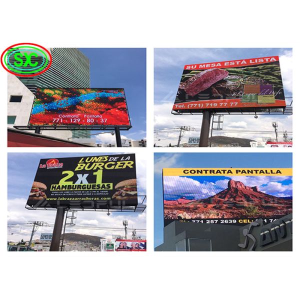 Long Lasting SMD3535 LED Billboards With IP65 Protection Adjustable Brightness And Novastar Control System