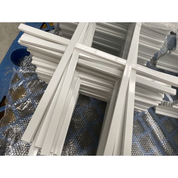 Black Anthracite UPVC Single Hung Window With Double Glass