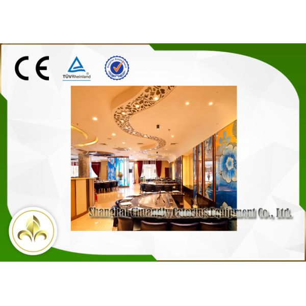 8 Seat R850 Restaurant Hibachi Grill Table , Commercial Teppanyaki Grill With Purifier