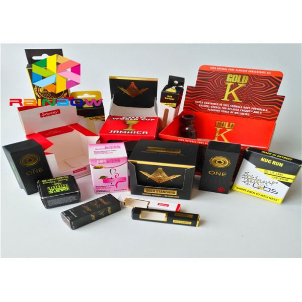 Digital Paper Box Packaging 350g Paper Materials Customized Size SGS/FDA Certificated