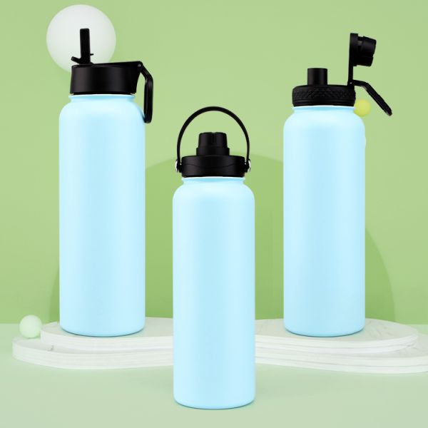 Hot Sale OEM Double Wall Vacuum Flask Insulated Stainless Steel Water Bottle With Customer Logo 15oz 18oz 32oz