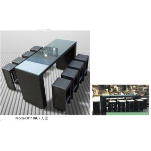Outdoor rattan wine bar set-8110