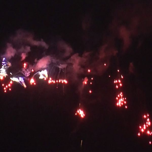 Buy 80 Shots Consumer Cake Fireworks 2022 For Christmas Celebration at wholesale prices