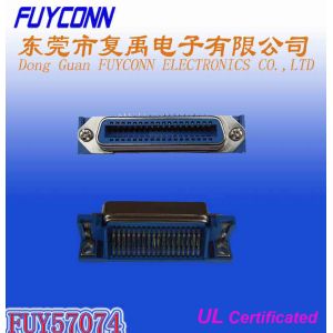 Centronic 14 24 36 50 Pin Champ R/A PCB Female Connector with Bracket Certified UL