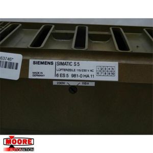 6ES5981-0HA11 6ES5 981-0HA11 Siemens Ventilator Plate