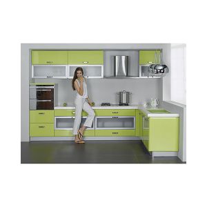Green Kitchen European Style Furniture Cabinet