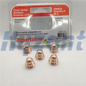 Powermax 65 85 45A 220930 Hypertherm Fine Cut Nozzle