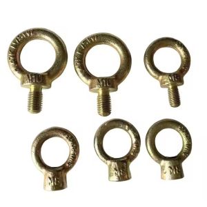 Quality Heavy-Duty ZINC Finish Drop Forged Carbon Steel Galvanized JIS 1168 Lifting Eye Bolt for sale