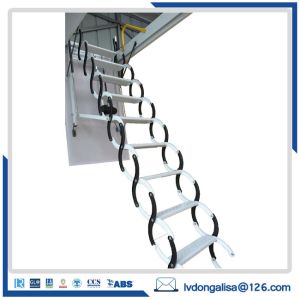 OEM Household Indoor Foldable Telescopic Loft Ladder