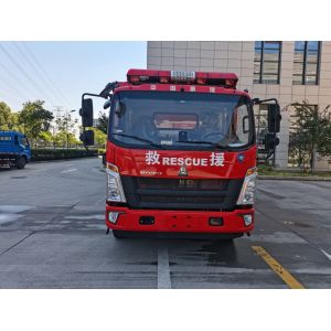 PM35/SG35 HOWO Fire Truck Fire Safety Truck 7m Heavy Duty 11KW