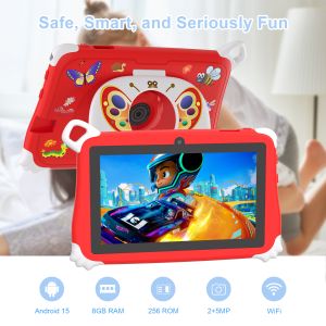 C Idea Android 15 Kids Tablet 8+256GB Educational Tablet Kidspad with Friendly