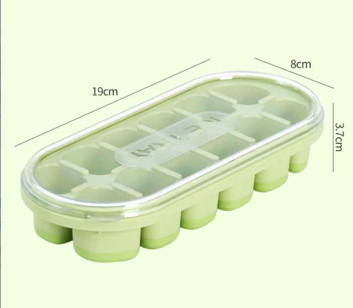 Food Grade Silicone Ice Cube Mold for Large Capacity Storage in Household Refrigerators