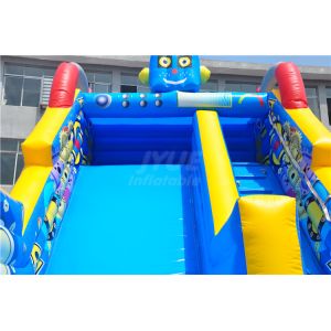 Commercial Inflatable Water Slides Robot Theme Outdoor With Printing