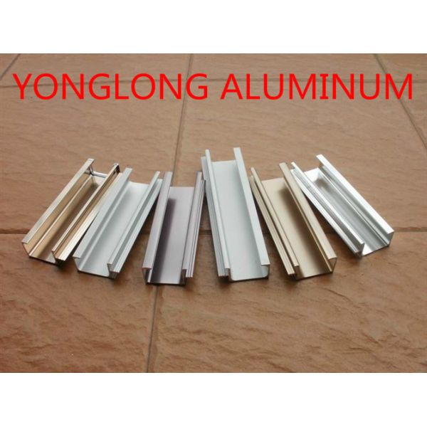 Buy Rectangle Shape Kitchen Cabinet Aluminium Profile / Sliding Window Frame at wholesale prices