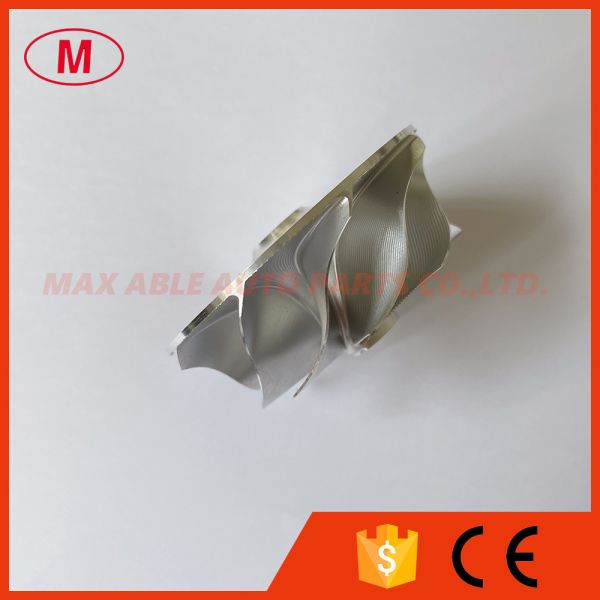 reverse 9+0 blades 62.00/76.00mm point milling snake curve turbo milling/aluminum 2618/billet compressor wheel