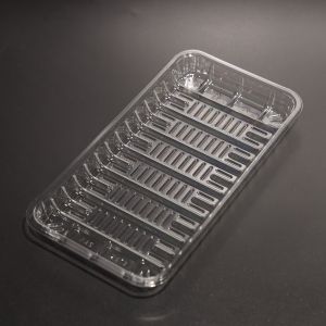 China Disposable Plastic PET Plate Takeaway Convenient Food Container on sale