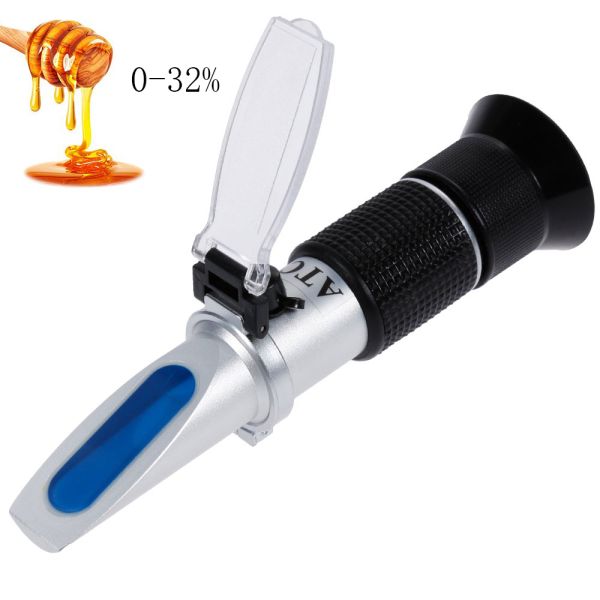 Customized Handheld Refractometer Brix 0-32% for Measuring Sugar in Juice and Fruits