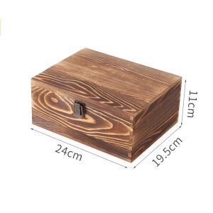 Antiwear Jewellery Wooden Box Packaging With Lock Leakproof Practical